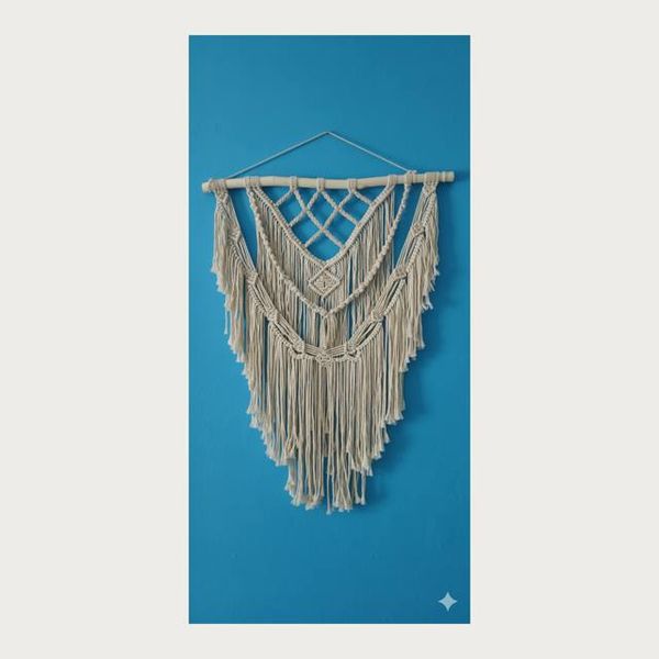 Tapiz de macramé chico